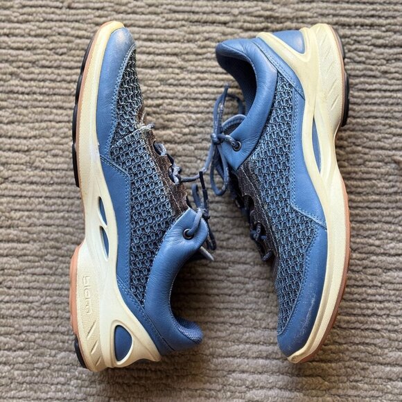 ECCO Sneaker Men’s Size 7 US 41 EU Blue BIOM Fjuel Mesh Athletic - Picture 7 of 9